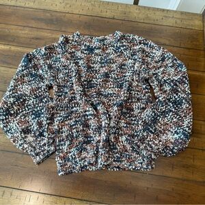 Maurices Blue and Brown Knit Sweater